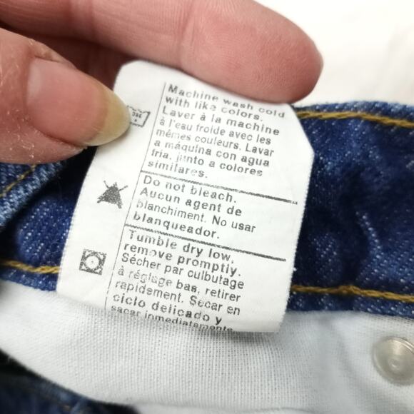 CARHARTT~Men's Dark Wash 100% Cotton Jeans~32x35 - Picture 8 of 8